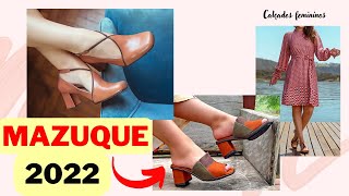 👠 CALÇADOS MAZUQUE 2022 NOVIDADESLANÇAMENTOS OUTONO INVERNO BOTAS SAPATOS VESTIDOS MODA FEMININA [upl. by Preiser]