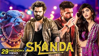 Ram Pothinenis  SKANDA 2024 New Released Full Hindi Dubbed Action Movie  Sreeleela  South Film [upl. by Seebeck]