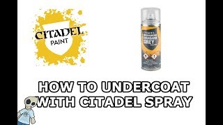 How To Undercoat Miniatures With Spray Paint [upl. by Anirtal]