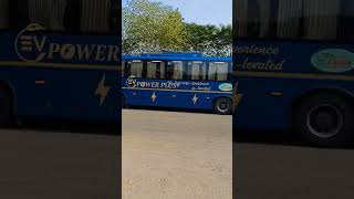 KSRTC EVPower Plus Electric Bus arriving in Bangalore [upl. by Rahas]