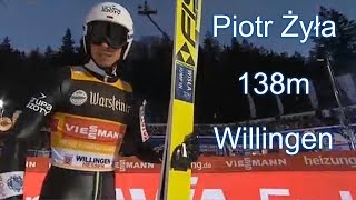 Piotr Żyła 138m Willingen 28012017r drużynówka [upl. by Anitram]