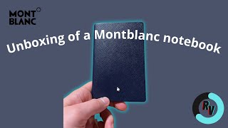 Montblancs Masterpiece Revealed Unboxing the Ultimate Luxury Notebook [upl. by Obrien345]