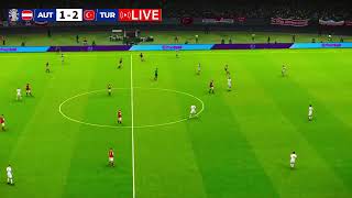 Austria vs Turkey  UEFA Euro 2024  eFootball Pes 21 Gameplay PLSL 150 [upl. by Acina]