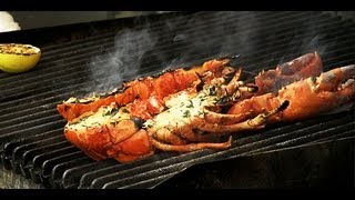 How to Grill Lobster [upl. by Enerehs]