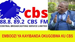 EMBOOZI YA KAYIBANDA OKUGOBWA KU CBS FMNNYUVU [upl. by Yelkrab177]