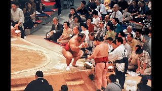 平成14年東前頭十五枚目初場所 戦闘竜 vs 貴闘力（相撲ダイジェスト番組） [upl. by Nilrah]