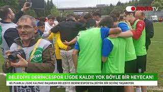 Belediye Derincespor ligde kaldı Yok böyle bir heyecan [upl. by Mathilde]