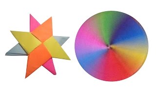 How to Make Paper Spinners  Very easy   DIY Crafts [upl. by Jens989]