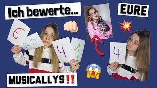 ICH bewerte EURE Musicallys in SCHULNOTEN 💥😱Looskanal [upl. by Ydennek]