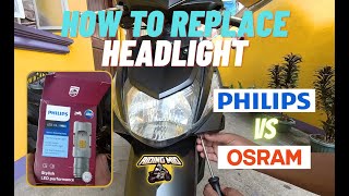 How to remove headlight assembly in mio sporty  DIY  quick tutorial [upl. by Eocsor]