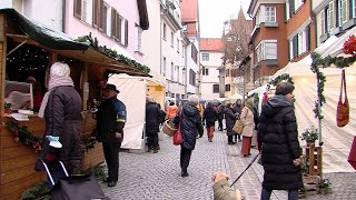 Tübinger Weihnachtsmarkt am 3 Advent [upl. by Ilrac]