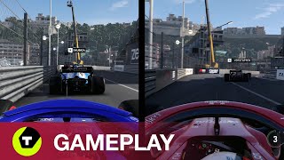 Gameplay  F1 2019 vs F1 2018 [upl. by Stefania473]