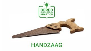 Gered Gereedschap knapt op de handzaag [upl. by Cissie604]