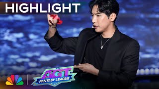 Yu Hojin performs MINDBLOWING magic  SemiFinals  AGT Fantasy League 2024 [upl. by Atteroc]