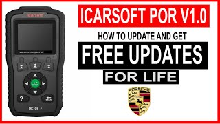 How To Update iCarsoft POR V10 for FREE amp Get FREE LIFETIME UPDATES [upl. by Yetta897]