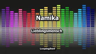 Namika  Lieblingsmensch  Karaoke v2 [upl. by Ynnavoig]