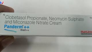 Panderm  Cream  Clobetasol Neomycin miconazole Cream  Panderm Cream Uses Benefit Review Hindi [upl. by Nnylf]