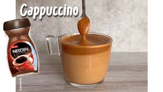 How to make cappuccino at home  Nescafé recipe  without milk [upl. by Gerge]