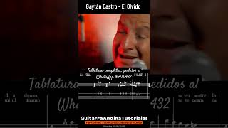 Gaitán Castro  El Olvido Intro Tabs guitarraandina guitarraperuana diosdadogaitáncastro [upl. by Coheman]