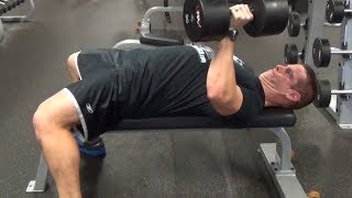 1 Arm Dumbbell Chest Press CRAZY Exercise for Bigger Pecs amp Stronger Abs [upl. by Anelliw]