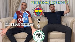 KÜRŞAT VE DAYI FENERBAHÇE KONYASPOR MAÇINA TEPKİ VERİYOR  71 NE BE KARDEŞİM [upl. by Suoirtemed]