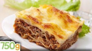 Recettes de lasagne bolognaise maison  Homemade lasagna  English Subtitles  750g [upl. by Eceined]