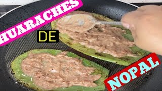 HUARACHES DE NOPALESRECETA SALUDABLERICA Y FÁCIL DE PREPARAR [upl. by Oicnerual]