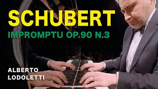 SCHUBERT Impromptu in Gflat Op90 No3 Alberto Lodoletti piano [upl. by Markos]