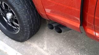 09 Ram true dual side exhaust with xpipe [upl. by Aitnyc]