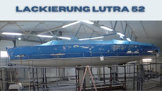 Lutra 52 painted with Alexseal at Peter Wrede Yacht Refits [upl. by Joashus]