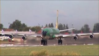 SCREAM  SPEED  Fastest Boeing707 departure ever seen TMA ODAGO  Ostend Airport [upl. by Anesuza]