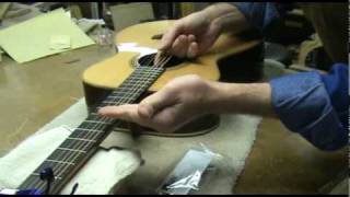 Luthier Tips du Jour  Acoustic Guitar Set Up [upl. by Jaan104]