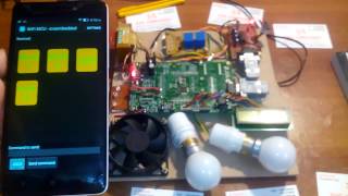 WiFi project ESP8266 Based Home Automation Using ARM7 LPC2148 [upl. by Hyacinthia]