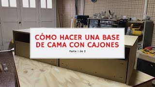 CÓMO HACER una CAMA con CAJONES  Parte 1 ► ENCASAAR [upl. by Ignacius535]