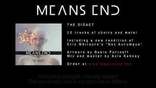 Means End  The Didact  Compilation Teaser [upl. by Anivlis]