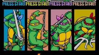 Teenage Mutant Ninja Turtles TMNT Theme amp Insert Coin Music [upl. by Gnaht]