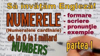 Sa invatam engleza  NUMERENUMBERS pana la 1 miliard Lets Learn English [upl. by Golightly269]