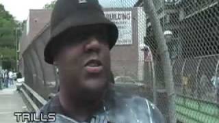 Notorious BIG GRAVY at Q Da Kids quotOn A Missionquot video shoot TRILLS TV [upl. by Nesahc]