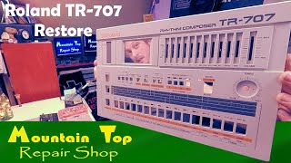 Roland TR707 Full Restoration  MTRS  Vintage Synth Series [upl. by Sheryl]