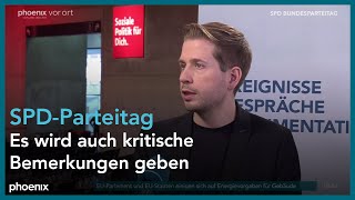 Interview mit Kevin Kühnert beim SPDParteitag am 081223 [upl. by Brannon]