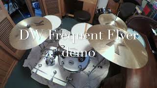 DW Frequent Flyer drum set demo w 3 snares DW Design Ludwig Black Beauty and Ludwig Acrolite [upl. by Swithin]