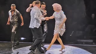 Strictly Live Tour 2024  Angela Rippon Incredible High Kick Cha Cha Cha strictlycomedancing 💃♥️🕺 [upl. by Maxfield216]