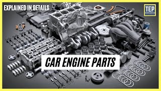 Car Engine Parts amp Their Functions Explained in Details  The Engineers Post [upl. by Aicnorev]