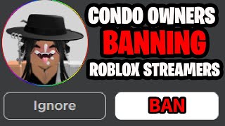 Roblox Condo Owner Is Banning Roblox Twitch Streamers  Roblox Drama amp News  Ruben Sim Cries [upl. by Lianne]