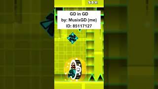 GD in GD shorts trending gaming geometrydash [upl. by Devitt]