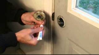 How to Repair a Door Lock Video [upl. by Aener]