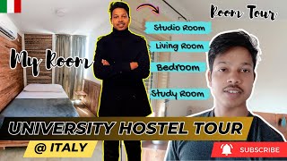 Student Hostel in Italy  2024  How Indian Students Live In Italy  University Hostel in italy [upl. by Orlena]