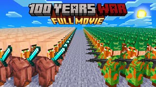 Minecraft but its 100 Years Villager War FULL MOVIE [upl. by Akerdal]