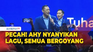 Pecah AHY Nyanyikan Lagu Para Ketum Koalisi Indonesia Maju Bergoyang Bernyanyi Bersama [upl. by Cleodal175]