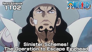 ONE PIECE episode1102 Teaser quotSinister Schemes The Operation to Escape Eggheadquot [upl. by Otte]